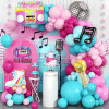 90s 80s Disco Theme Party Decorations,  Back to 90s 80s Hip Hop Birthday Supplies