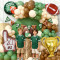 Football Balloon Garland Kit withTrophy Balloon,Number One Foam Finger for Sports Party  Decorations