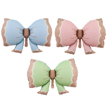 Bowknot Foil Balloon Set 50Pcs Pack Colorful Party Decoration Wholesale Balloon