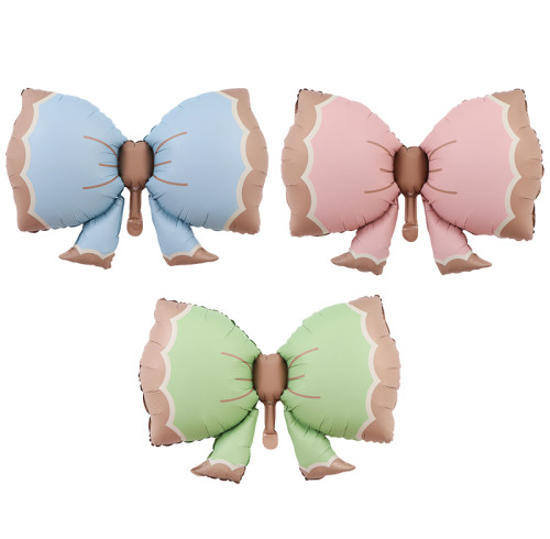 Bowknot Foil Balloon Set 50Pcs Pack Colorful Party Decoration Wholesale Balloon
