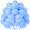 12-inch macarons in blue(100pcs)