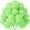 12-inch macarons in green(100pcs)
