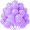 12-inch macarons in purple(100pcs)
