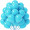 12-inch matte Tiffany blue(100pcs)