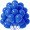 12-inch matte sapphire blue(100pcs)