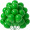 12-inch matte green(100pcs)