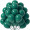 12-inch matte dark green(100pcs)