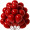 12-inch matte pomegranate red(100pcs)