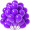 12-inch matte dark purple(100pcs)