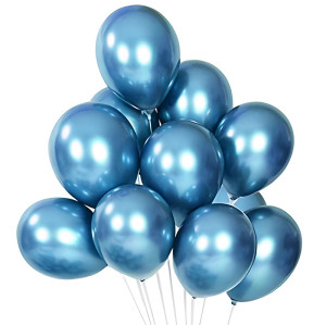 12 Inch Metallic Latex Balloon 100 Pack Wholesale Party Decoration Balloon Bulk Supply For Event Use