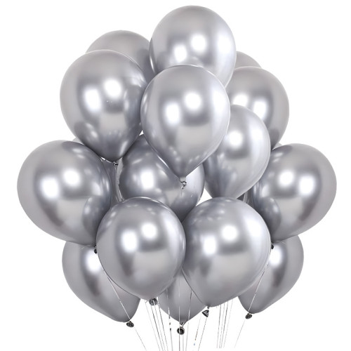 12 Inch Metallic Latex Balloon 100 Pack Wholesale Party Decoration Balloon Bulk Supply For Event Use