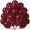 12-inch vintage wine red(100pcs)