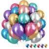 12 Inch Metallic Latex Balloon 100 Pack Wholesale Party Decoration Balloon Bulk Supply For Event Use