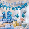 16 Inch Blue&Red Letter Foil Balloon Alphabet  Wholesale Party Decoration Balloon For Event Supply