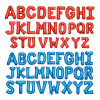 16 Inch Blue&Red Letter Foil Balloon Alphabet  Wholesale Party Decoration Balloon For Event Supply