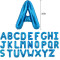 16 Inch Blue&Red Letter Foil Balloon Alphabet  Wholesale Party Decoration Balloon For Event Supply