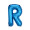 Blue R