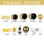 2027 New Year Decorations Gold Black Balloon Arch Kit Happy New Year Party Kit Wholesale