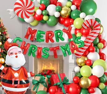 Christmas balloon set decoration