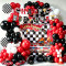 Race Car Party Supplies Racing Car Birthday Disposable Tableware Set Plates Cups Napkins Cutlery