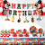 Race Car Party Supplies Racing Car Birthday Disposable Tableware Set Plates Cups Napkins Cutlery