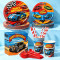 Race Car Party Supplies Racing Car Birthday Disposable Tableware Set Plates Cups Napkins Cutlery