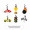 Hanging items (6pcs/pack) Hanging items (6pcs/pack)