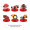 Decorative items (6pcs/pack) Decorative items (6pcs/pack)