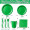 Christmas Green 7-piece Set