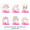 Decorative items (6pcs/pack)