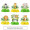 Decorative items (6pcs/pack)
