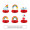 Decorative items (6pcs/pack) Decorative items (6pcs/pack)