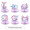 Decorative items (6pcs/pack) Decorative items (6pcs/pack)