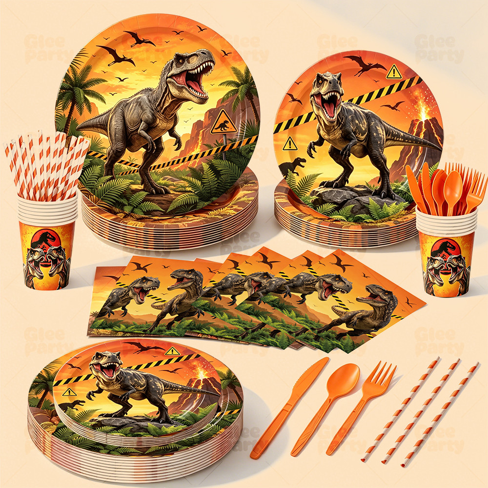 Dinosaur Party Tableware Kit