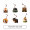 Hanging items (6pcs/pack)