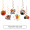 Hanging items (6pcs/pack) Hanging items (6pcs/pack)