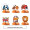 Decorative items (6pcs/pack) Decorative items (6pcs/pack)