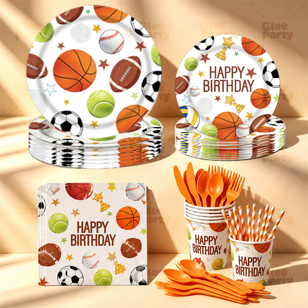 Sports Party Tableware Kit