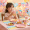 Ice Cream Party Supplies Disposable Tableware Kit Plates Cups Napkins Cutlery Pink Blue Red Kids Birthday Wholesale