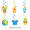 Hanging items (6pcs/pack) Hanging items (6pcs/pack)