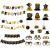 New Year Party Supplies,Happy New Year Banner Photo Booth Props Hanging Decor Kit