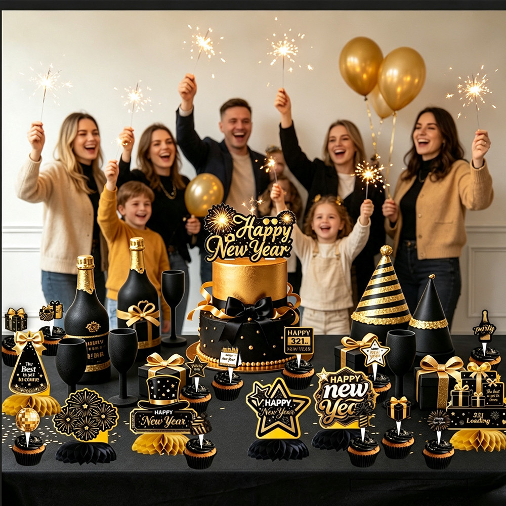 New Year Party Supplies Kit