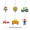Hanging items (6pcs/pack)