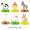 Decorative items (6pcs/pack)