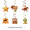 Hanging itemsA (6pcs/pack)