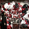 Halloween Balloon Garland Kit Red Black White Bloody Handprint Spider Bat Decor For Party Backdrop