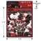 Halloween Balloon Garland Kit Red Black White Bloody Handprint Spider Bat Decor For Party Backdrop