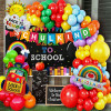 Back To School Balloon Garland Kit Colorful Party Decor For First Day Of School Celebration