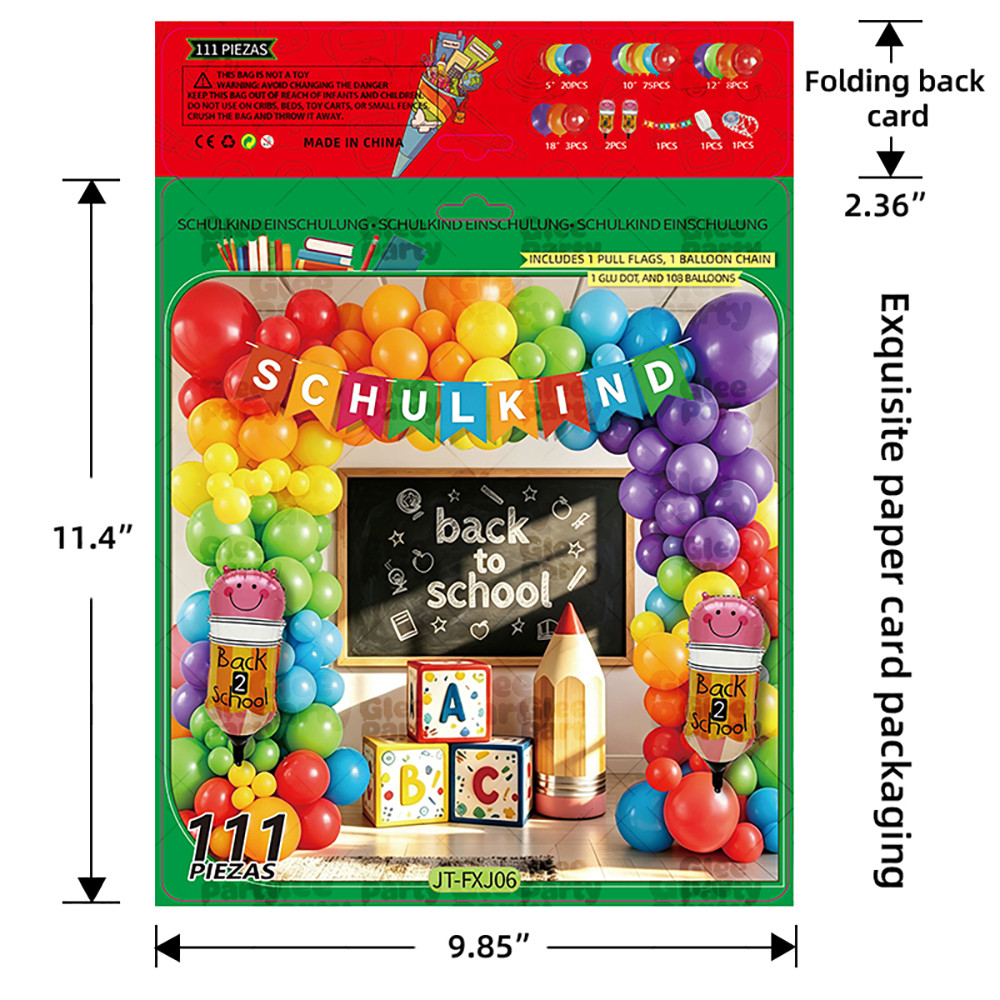 Back To School Balloon Kit