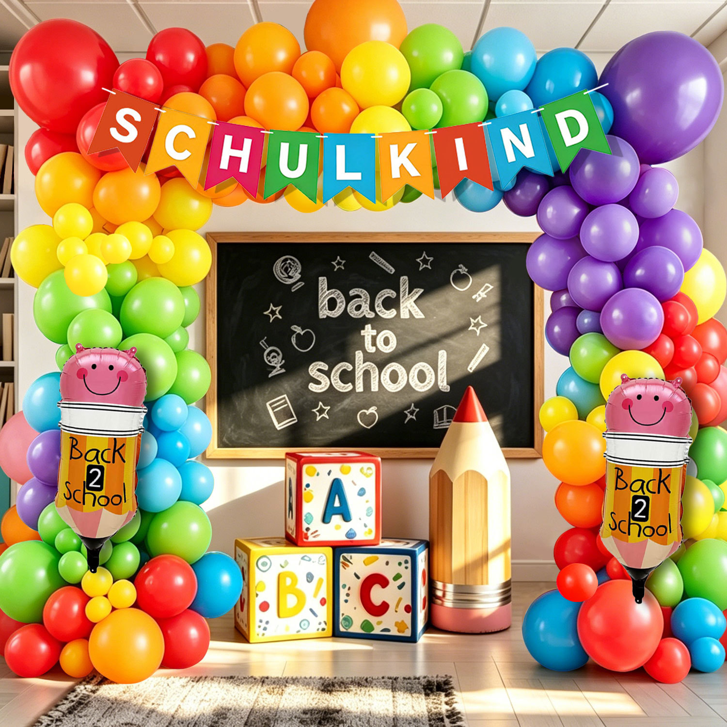 Back To School Balloon Kit